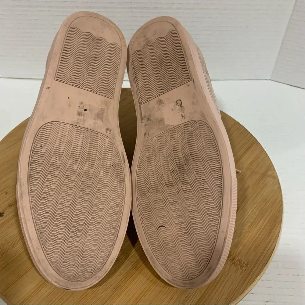 Woman By Common Projects Women’s 38 IT Blush Pink Lace Up Sneakers Shoes Low Top